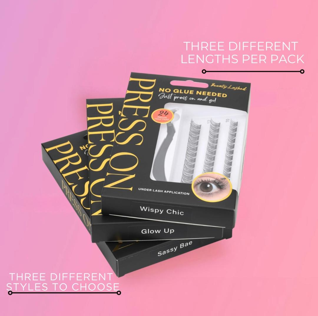 Glow & Go Press On Wisps
