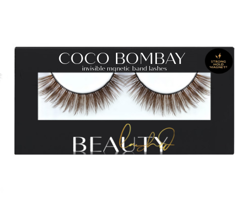 Our Coco Bombay Collection of Vegan Mink lashes in an invisible magnetic band features Luxelash™ technology which replicates the look and feel of traditional mink hairs so your get luxurious lashes but in vegan form. Adding unbelievable length, volume and definition to your lashes, these Bombay lashes will definitely standout in a crowd. Incredibly comfortable | incredibly flashy | incredibly Luxe