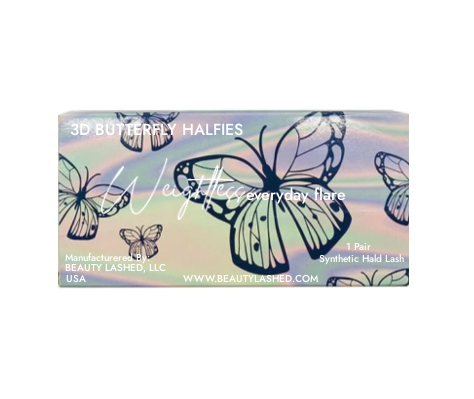 Girl Code 3D Butterfly Half Lashes