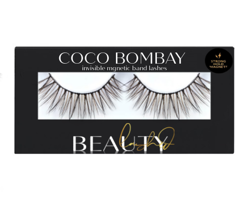 Our Coco Bombay Collection of Vegan Mink lashes in an invisible magnetic band features Luxelash™ technology which replicates the look and feel of traditional mink hairs so your get luxurious lashes but in vegan form. Adding unbelievable length, volume and definition to your lashes, these Bombay lashes will definitely standout in a crowd.  Incredibly comfortable | incredibly flashy | incredibly Luxe   