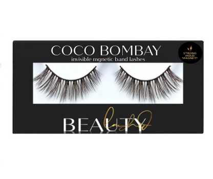 Our Coco Bombay Collection of Vegan Mink lashes in an invisible magnetic band features Luxelash™ technology which replicates the look and feel of traditional mink hairs so your get luxurious lashes but in vegan form. Adding unbelievable length, volume and definition to your lashes, these Bombay lashes will definitely standout in a crowd.  Incredibly comfortable | incredibly flashy | incredibly Luxe